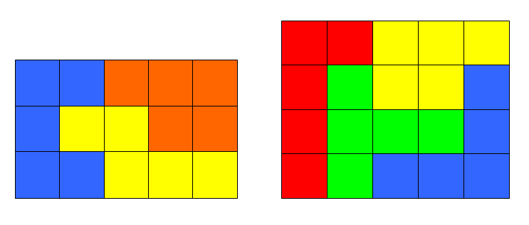 4 5 квадратиков. Пентамино прямоугольник 4 на 5. Разноцветные квадраты. Квадратики разноцветные фигуры. Карточки для детей цветные квадраты.